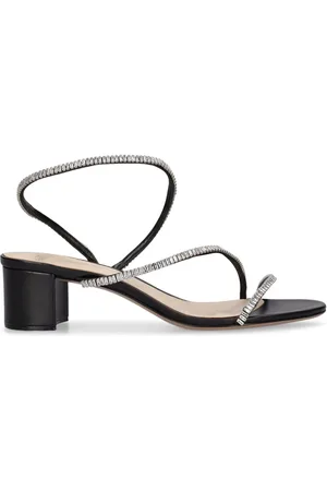 ALEXANDRE BIRMAN 45mm Sandaletten Aus Leder Mit Kristallen „polly“