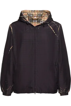 Burberry Anorak Mit Kapuze Mit Karomuster „hackney“