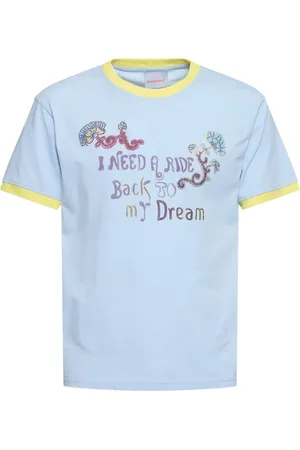Bluemarble T-shirt Aus Baumwollmischung Mit Druck