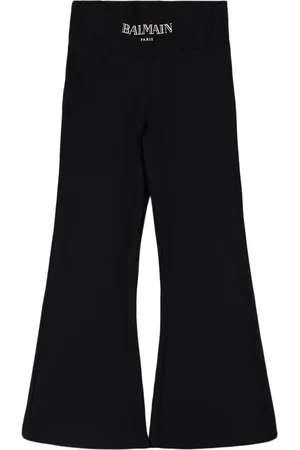Balmain Ausgestellte Leggings Aus Baumwolljersey Mit Druck