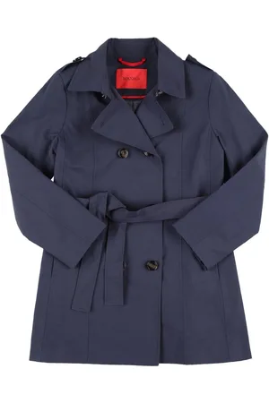 Max&Co. Langer Trenchcoat Aus Baumwolle Und Nylon