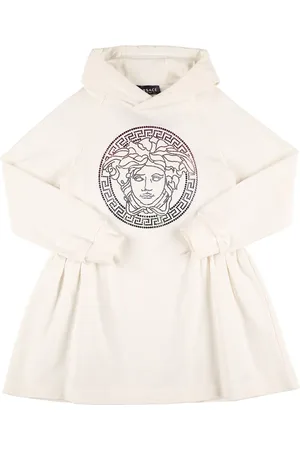 VERSACE Baumwollkleid Mit Logoverzierung