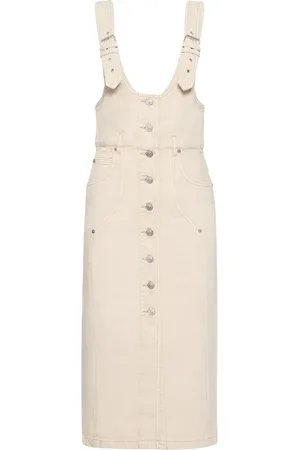 Marant Etoile Midikleid Aus Baumwolldenim „filipine“