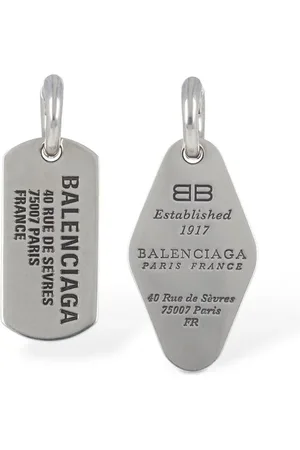 Balenciaga Ohrringe Aus Messing Mit Logo