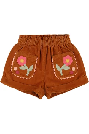 Louise Misha Baumwollkordshorts Mit Stickerei