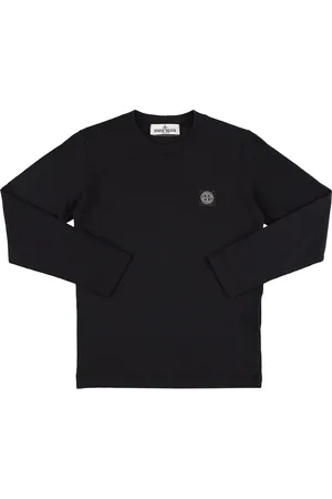 Stone Island Long Sleeve Cotton Jersey T-shirt W/logo