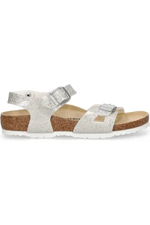 Birkenstock Sandalen Aus Kunstleder Mit Glitzer „rio“