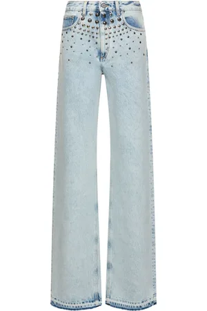 Alessandra Rich Denim-jeans Mit Nieten