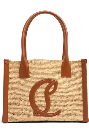Christian Louboutin Kleine Tragetasche Aus Raffia „by My Side“