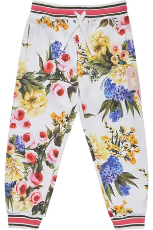 Dolce & Gabbana Trainingshose Aus Baumwolljersey Mit Druck