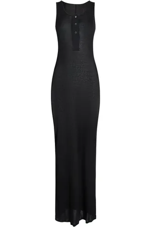 Ami Langes Tanktop-kleid Aus Baumwolljersey