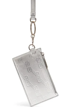 Balenciaga Kartenhülle Aus Leder Mit Schlüsselring