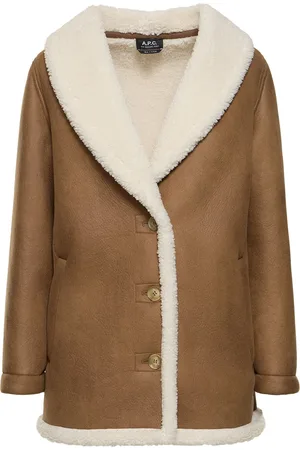 A.P.C. Kurzer Mantel Aus Kunstshearling „vanessa“