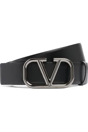 VALENTINO GARAVANI 40mm Breiter Ledergürtel Mit Vlogo