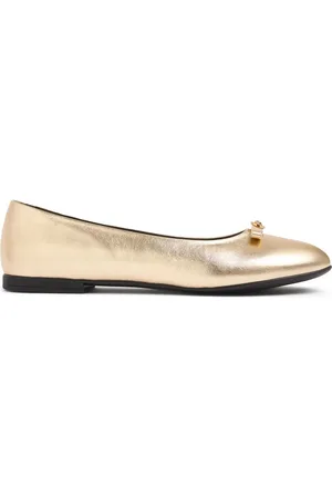 VERSACE Ballerinas Aus Leder Mit Schleife
