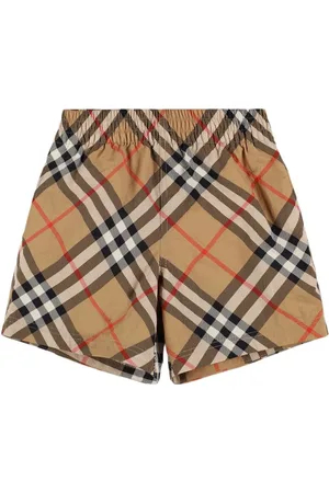 Burberry Shorts Aus Baumwolldenim Mit Druck