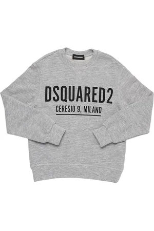 Dsquared2 Sweatshirt Aus Baumwolle Mit Logogummidruck