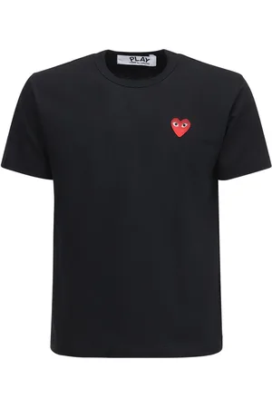 Comme des Garçons T-shirt Aus Baumwolljersey Mit Herzpatch