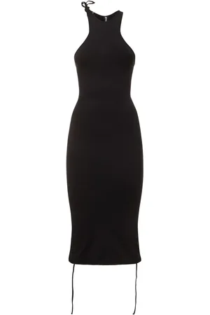 ANDREADAMO Formendes Jersey-midikleid