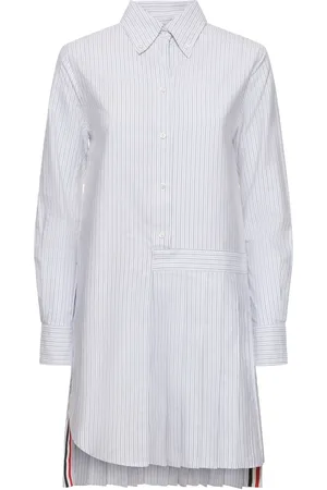 Thom Browne Minikleid Aus Baumwolloxford