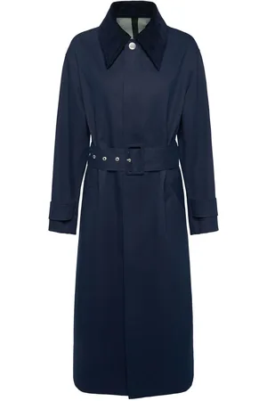 Ami Trenchcoat Aus Baumwollcanvas Mit Gürtel