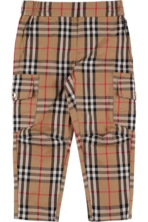 Burberry Cargohose Aus Baumwolle Mit Karodruck