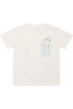 Stella McCartney Bedrucktes T-shirt Aus Baumwolljersey