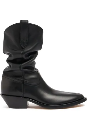 Maison Margiela 55mm Hohe Westernstiefel Aus Leder