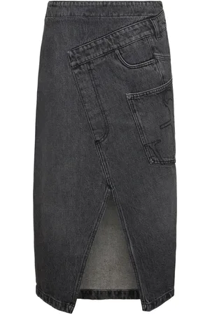 J.W.Anderson Gedrehter Midirock Aus Denim