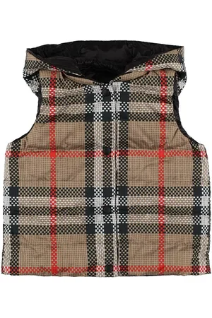 Burberry Gesteppte Weste Mit Karos