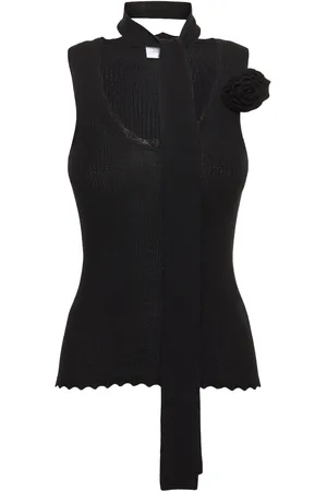 BLUMARINE Tanktop Aus Stickripp