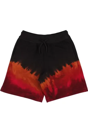 Dsquared2 Shorts Aus Baumwollfleece Mit Druck