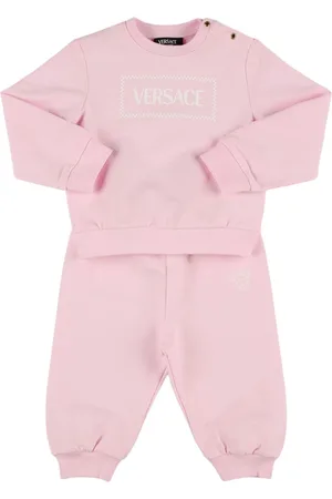 VERSACE Sweatshirt Und Hose Aus Baumwolle Mit Druck