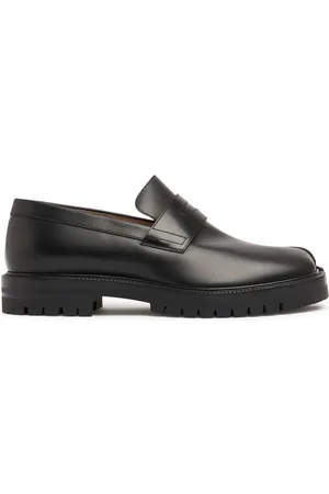 Maison Margiela 40mm Hohe Loafer Aus Leder „tabi“