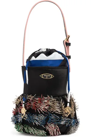 Puccini Mini Satin-tasche Mit Stickerei „pucinella“