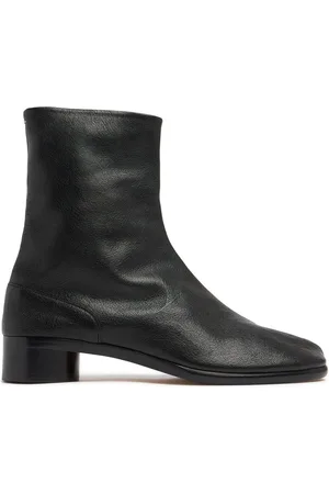 Maison Margiela 30mm Hohe Stiefeletten Aus Leder "tabi"