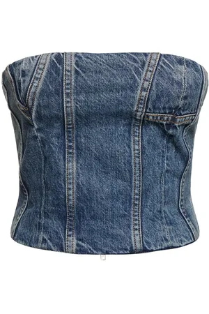AMIRI Denim-bustiertop