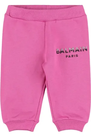 Balmain Trainingshose Aus Baumwolle Mit Logo