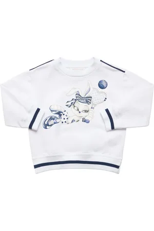 MONNALISA Bedrucktes Sweatshirt Aus Baumwollmischung