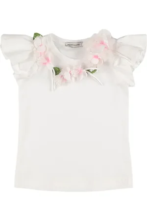 MONNALISA T-shirt Aus Baumwollmischjersey