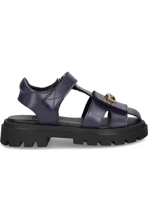 VERSACE Ledersandalen Mit Logo