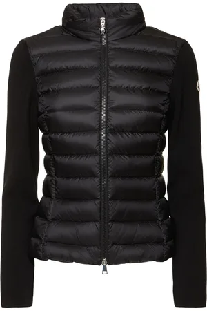 Moncler Daunencardigan Aus Nylon Und Wolle