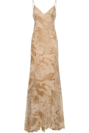 BLUMARINE Langes Kleid Aus Viskose
