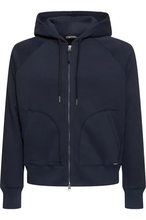 Tom Ford Sweatshirt Aus Baumwolle Mit Kapuze Und Zipper