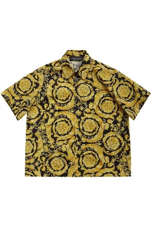 VERSACE Hemd Aus Baumwollpopeline „baroque“