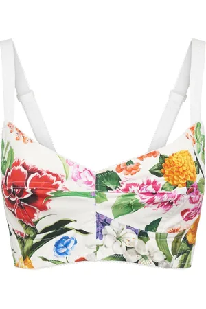 Dolce & Gabbana Bedrucktes Popeline-oberteil