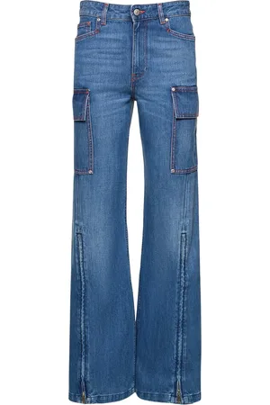 Stella McCartney Ausgestellte Cargo-jeans Aus Denim
