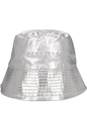Maison Margiela Laminierter Fischerhut Aus Baumwolle Mit Logo