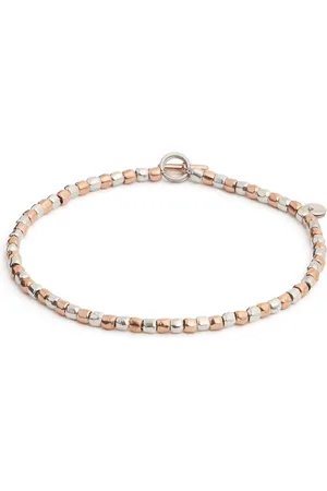 Dodo Zweifarbiges Kettenarmband "mini Granelli"