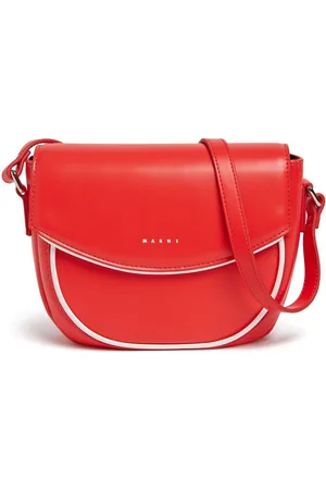 Marni Schultertasche Aus Synthetik Mit Logo